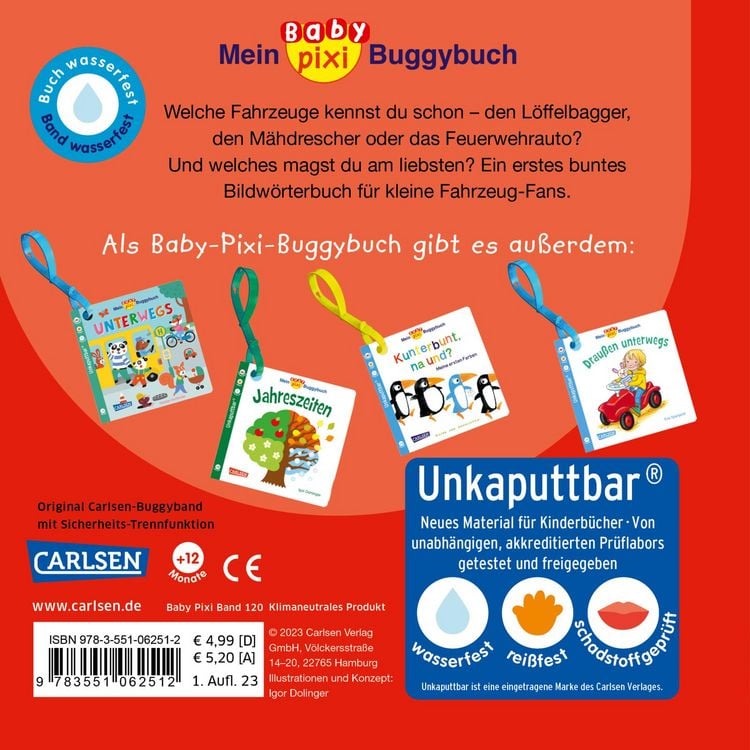 unkaputtbar buch kinderwagen